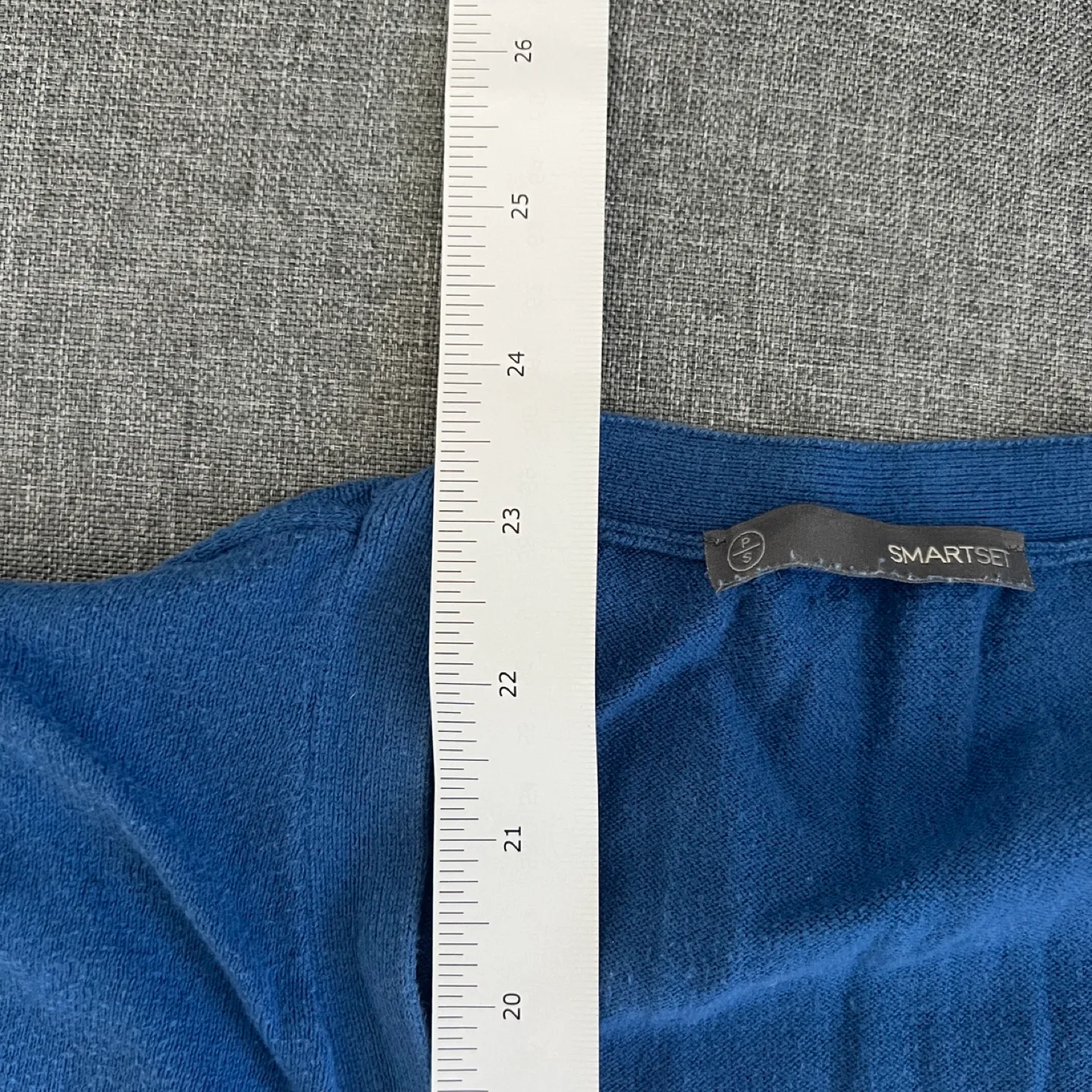 Smart Set Blue and White Striped Cardigan image indicator(7)