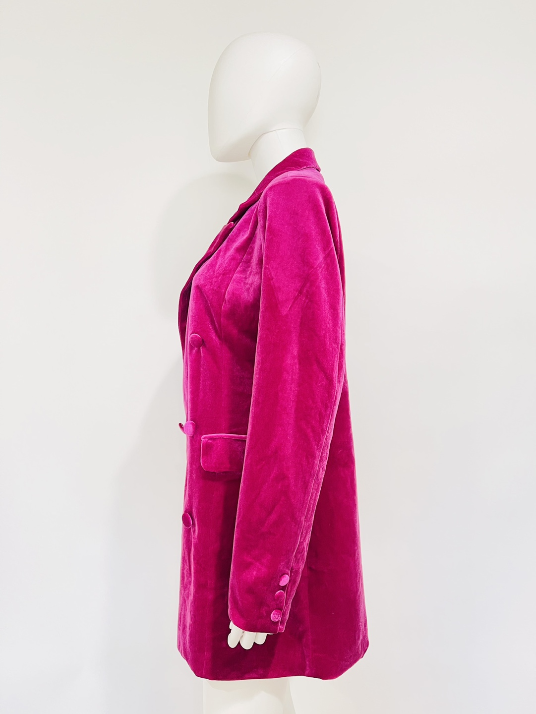 Forever 21 Pink Velvet Blazer - photo 2
