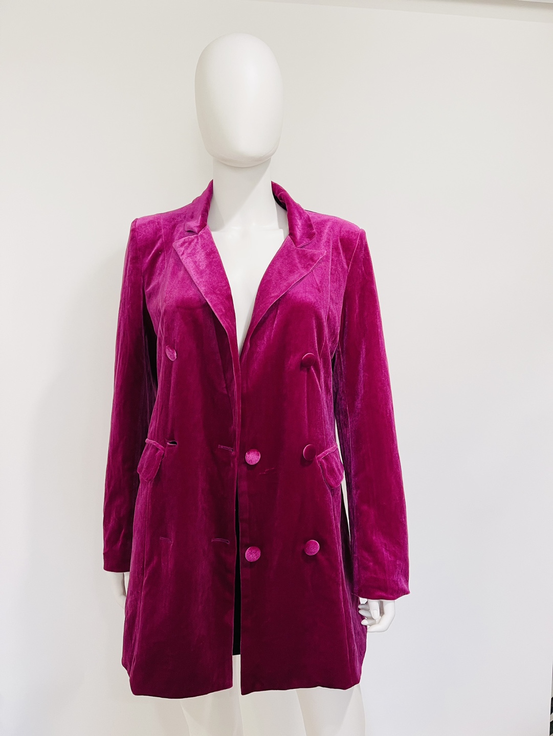 Forever 21 Pink Velvet Blazer