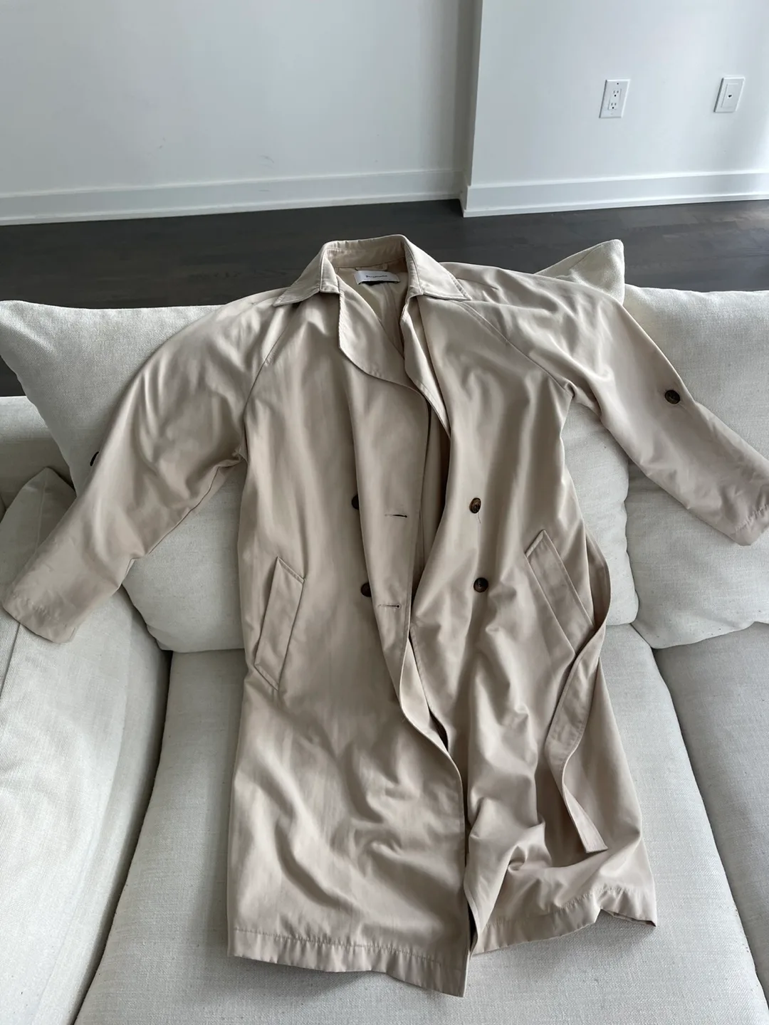 Beige Trench Coat thumbnail