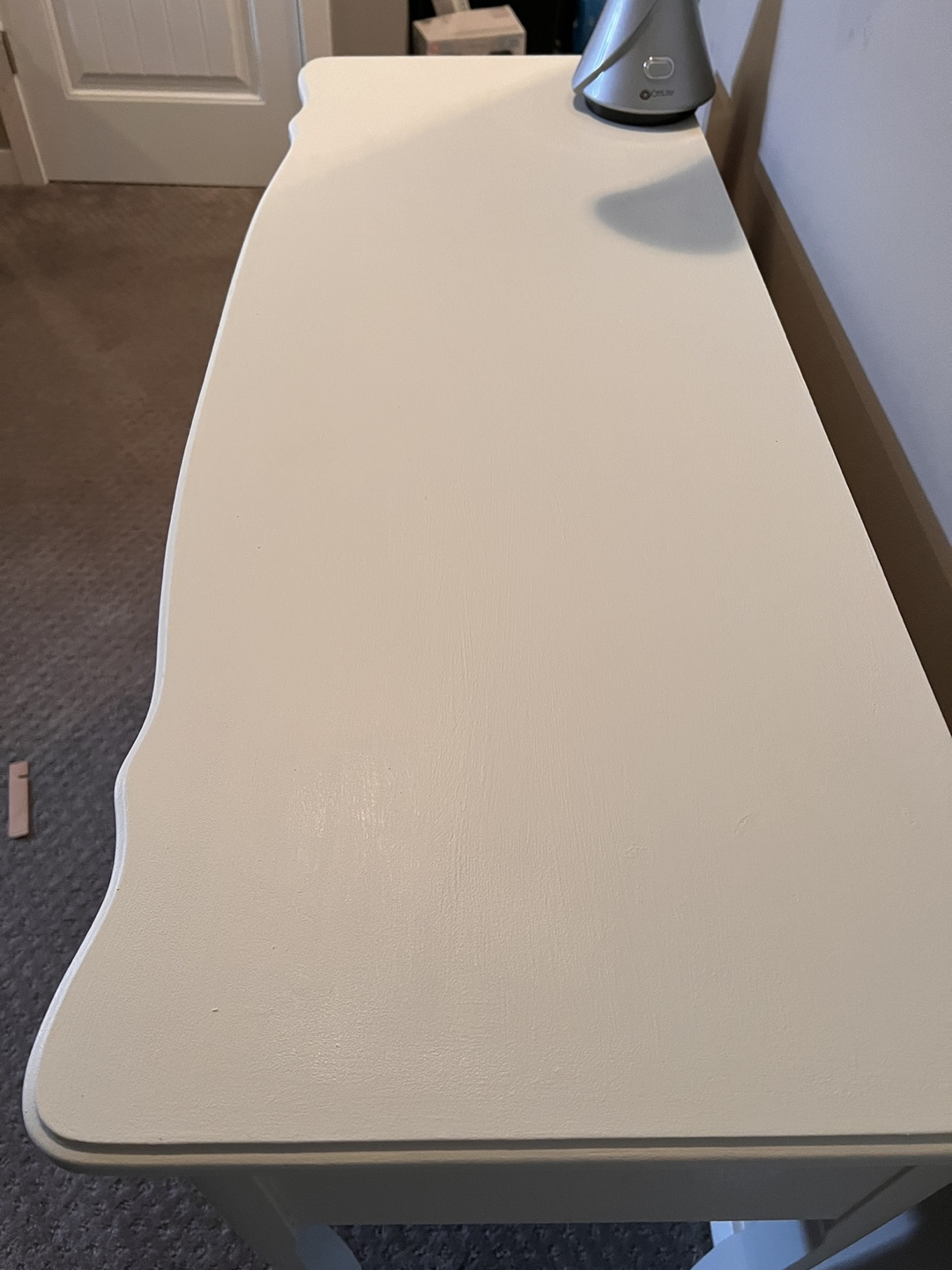Very pale green Desk with 4 Drawers - photo 2