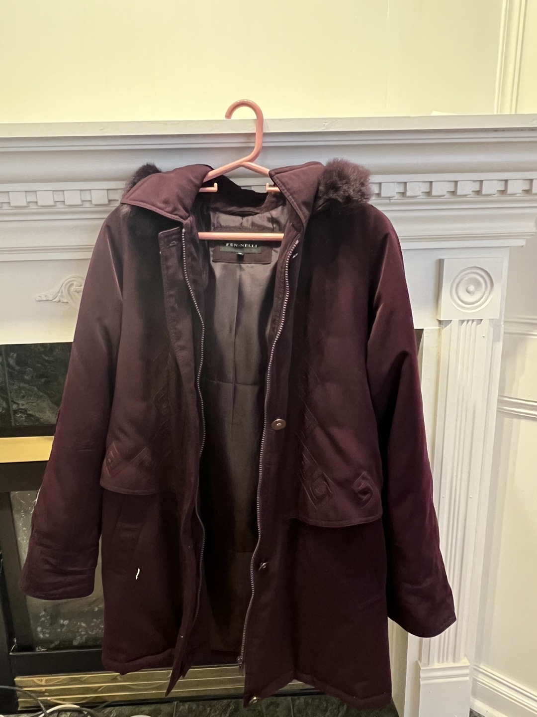 Purple Winter Jacket women’s size 12 - photo 2