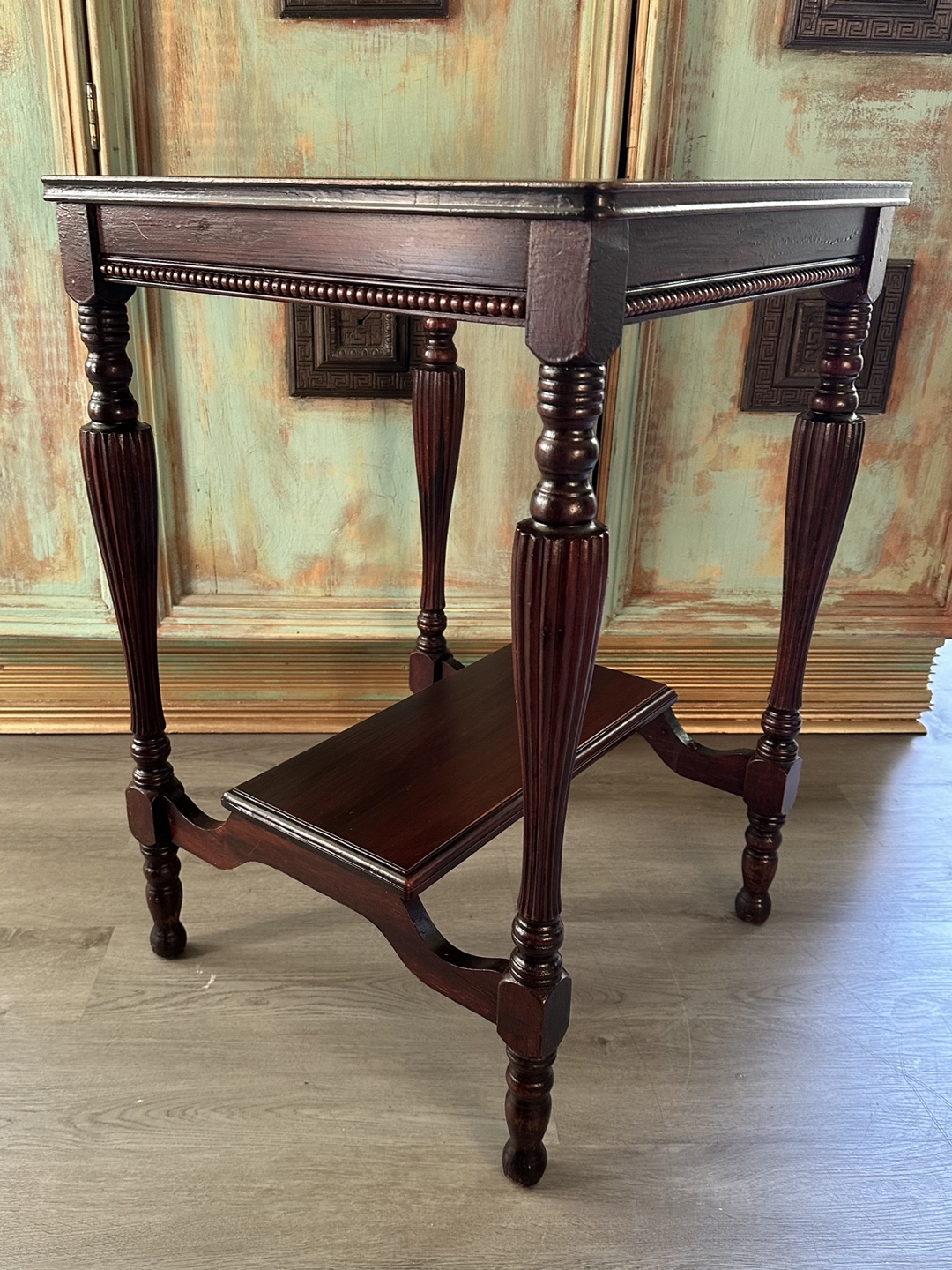 Solid Wood Vintage Side Table