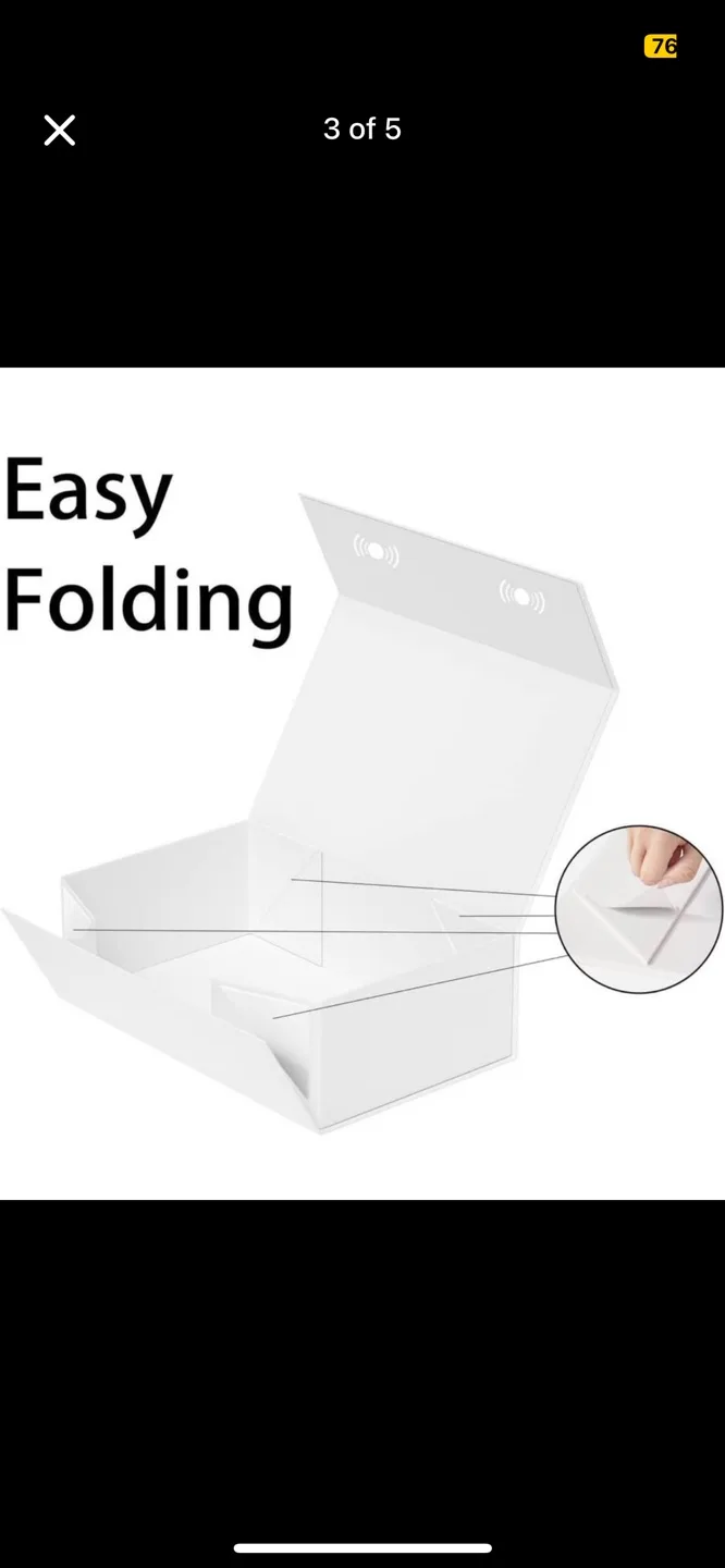 White Magnetic Gift Box image indicator(2)