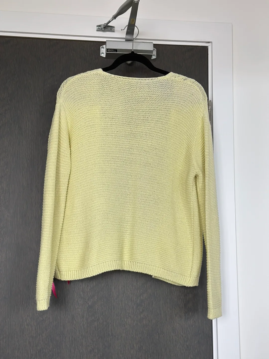Yellow Cable Knit Cardigan image indicator(2)