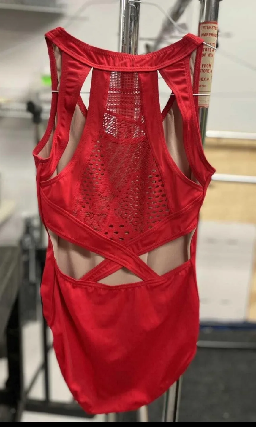 Brand new Balera Dance Leotard Red size SA image indicator(5)