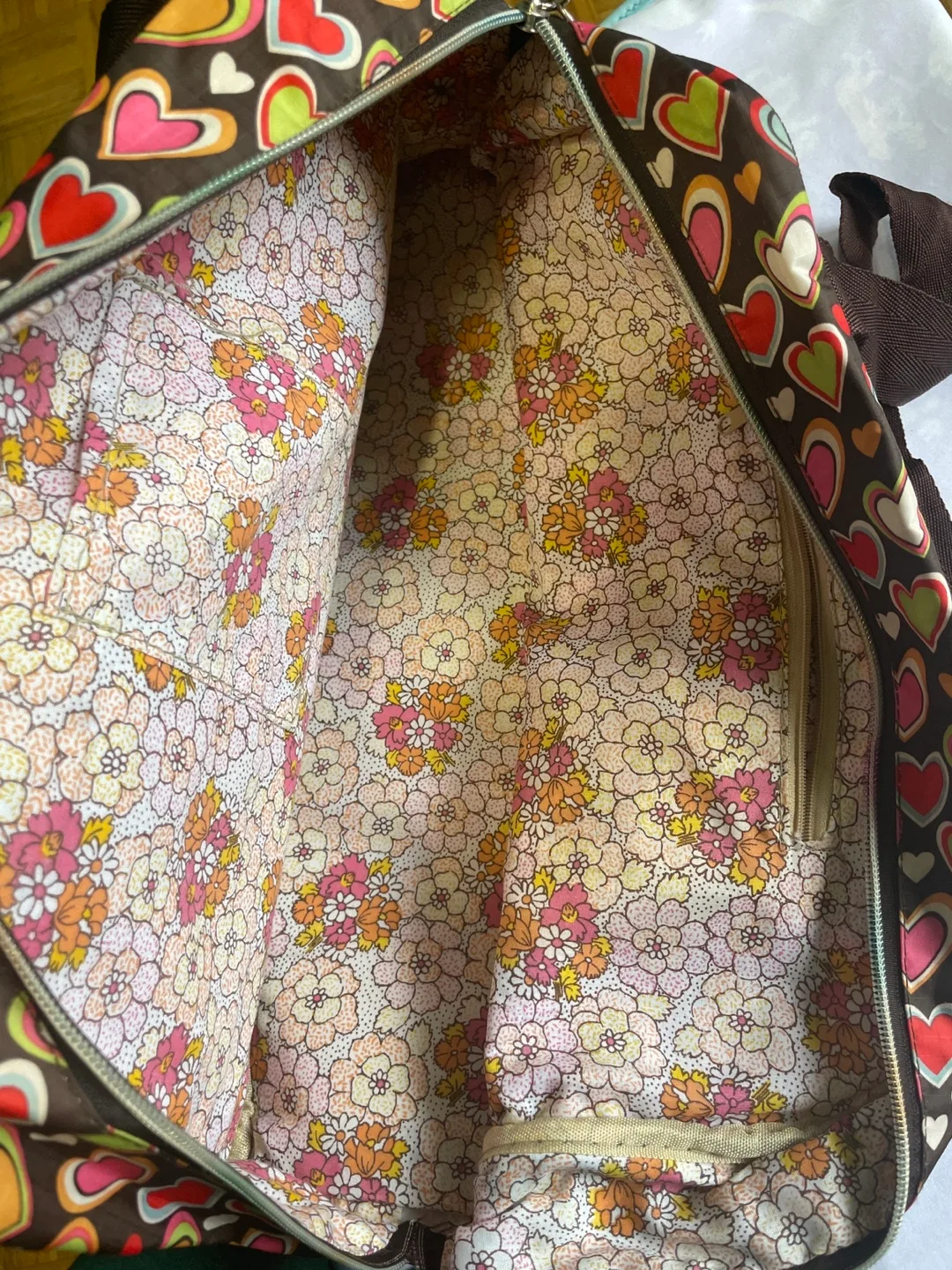 Hearts Print Travel Bag image indicator(3)