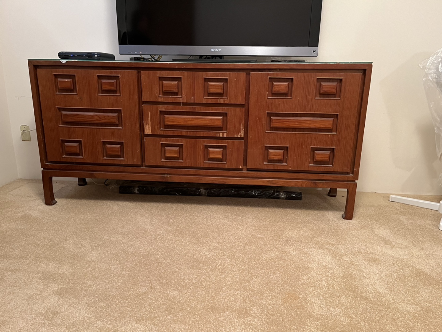 Mid-Century Modern Wood Cabinet