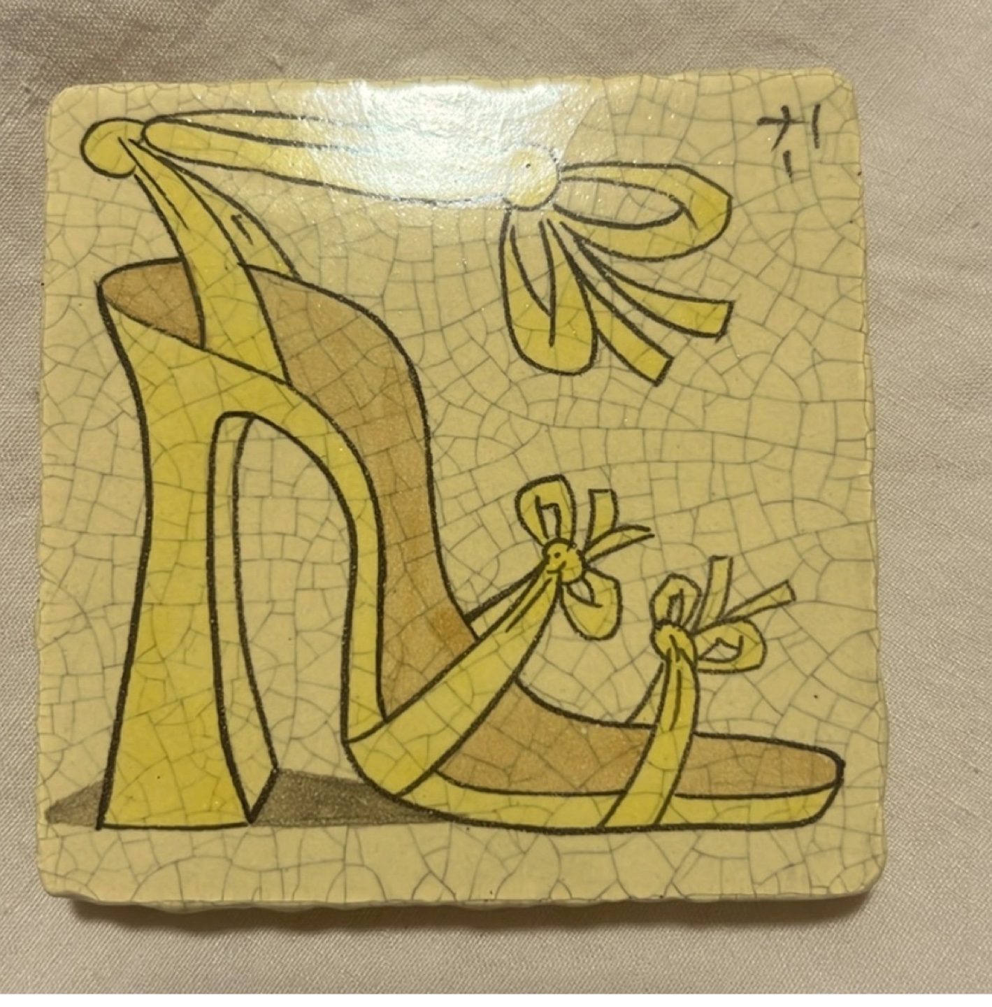 Art Gallery of Toronto Vintage Ceramic Tile