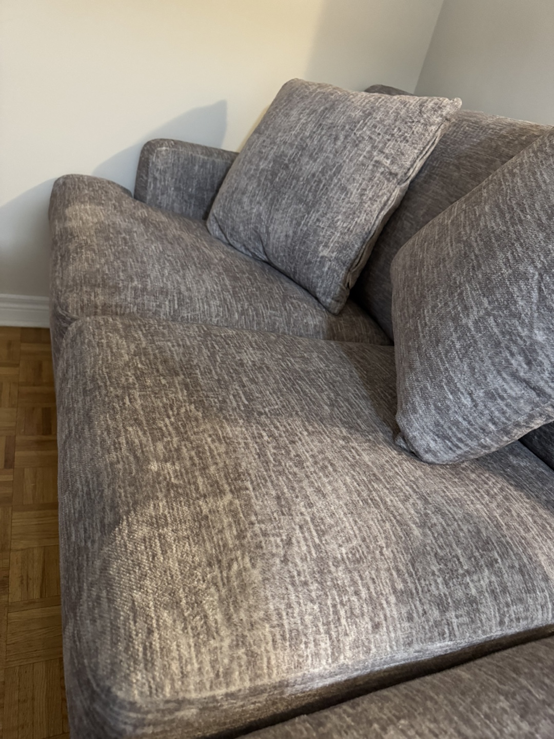 3 piece 6 seater sectional from brick - photo 3