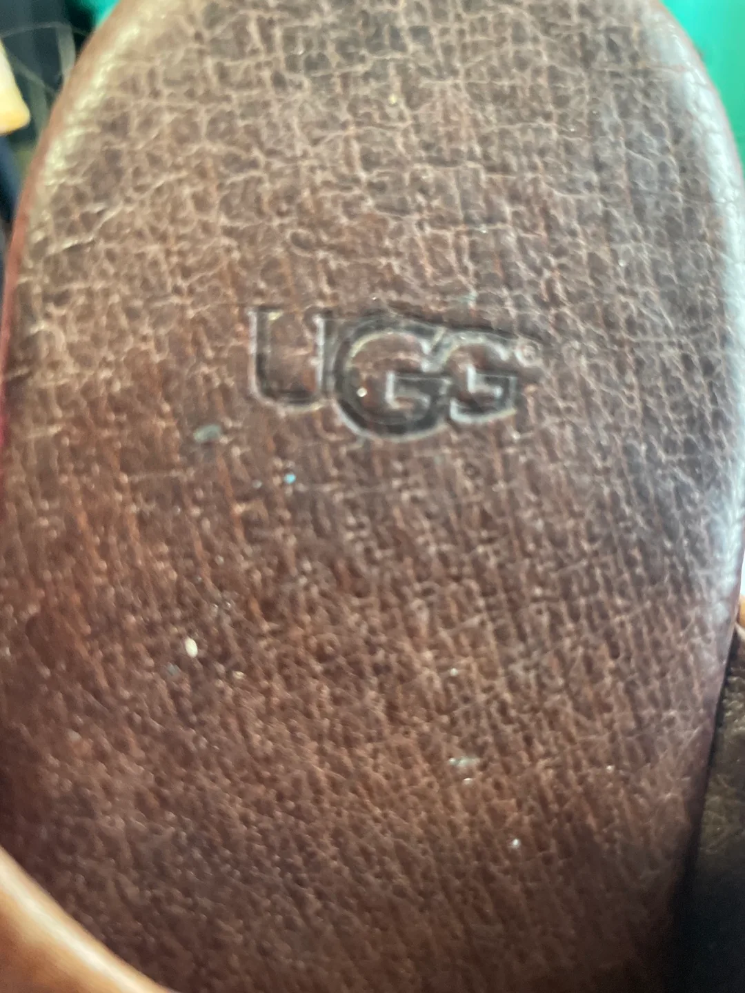 UGG Brown Leather Clogs image indicator(2)
