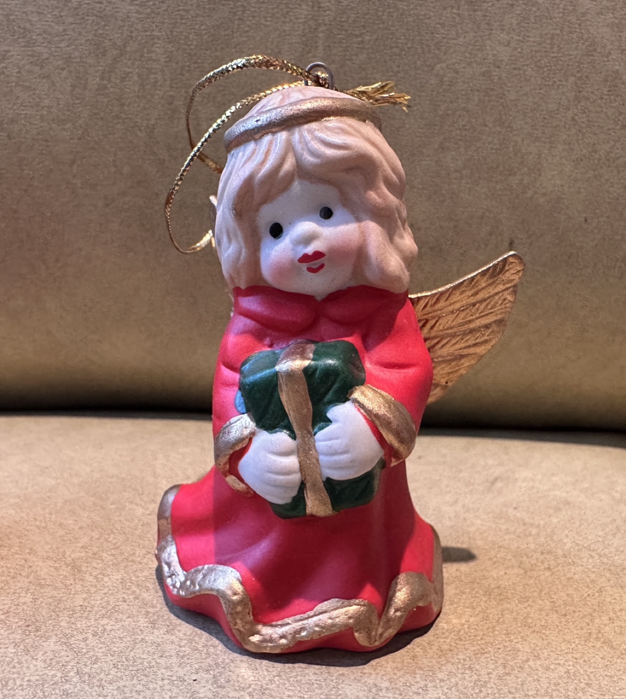 Set of 2 Ceramic Angel Ornaments - photo 3