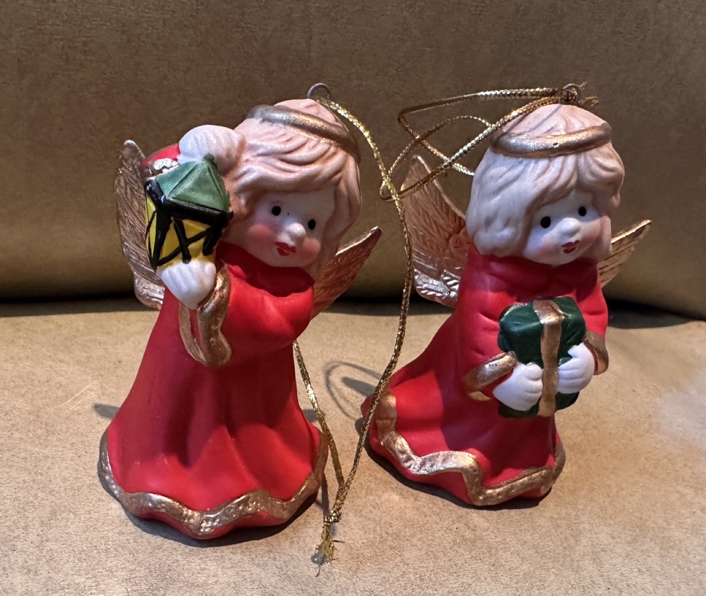 Set of 2 Ceramic Angel Ornaments - photo 5