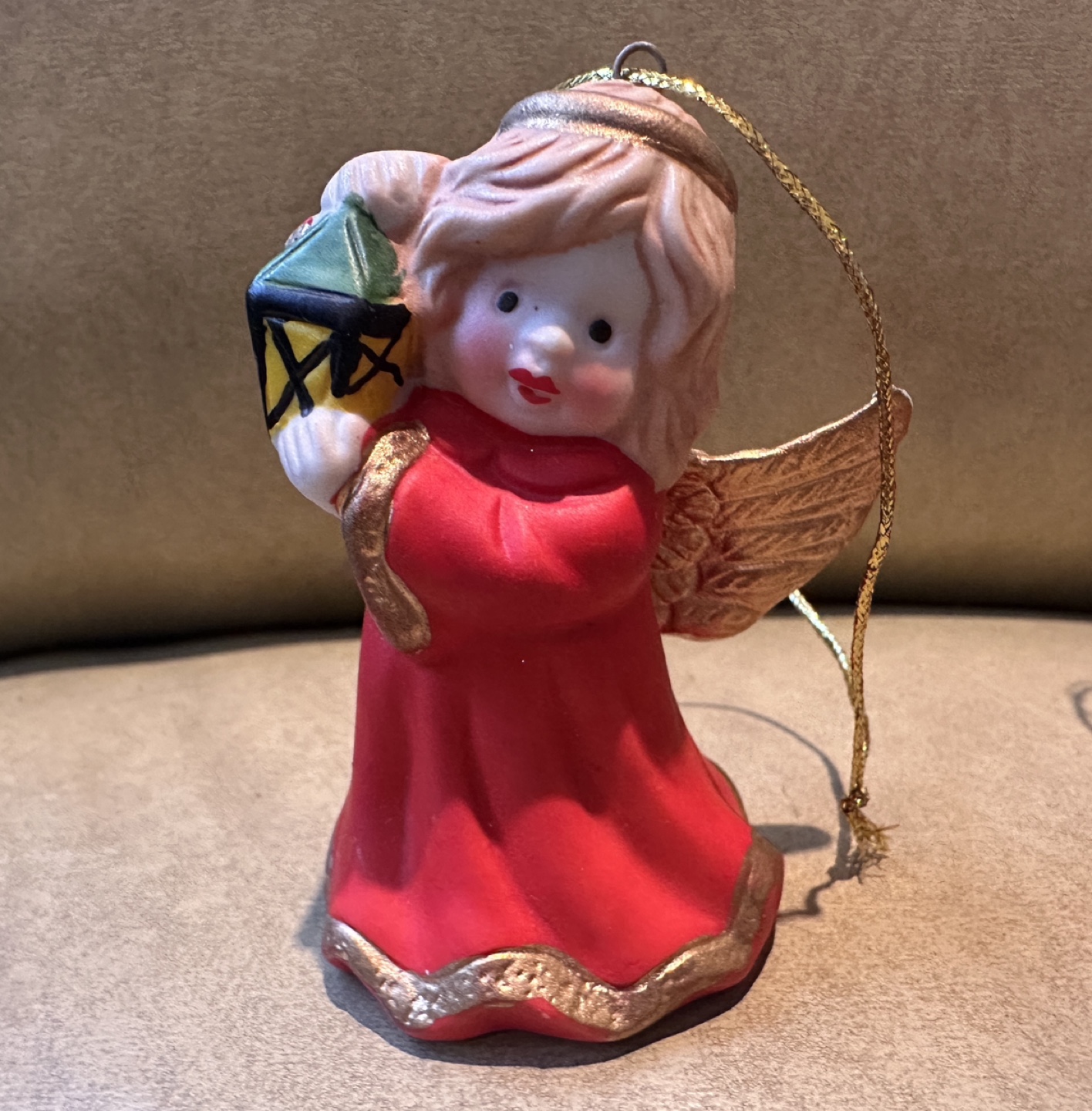 Set of 2 Ceramic Angel Ornaments - photo 4