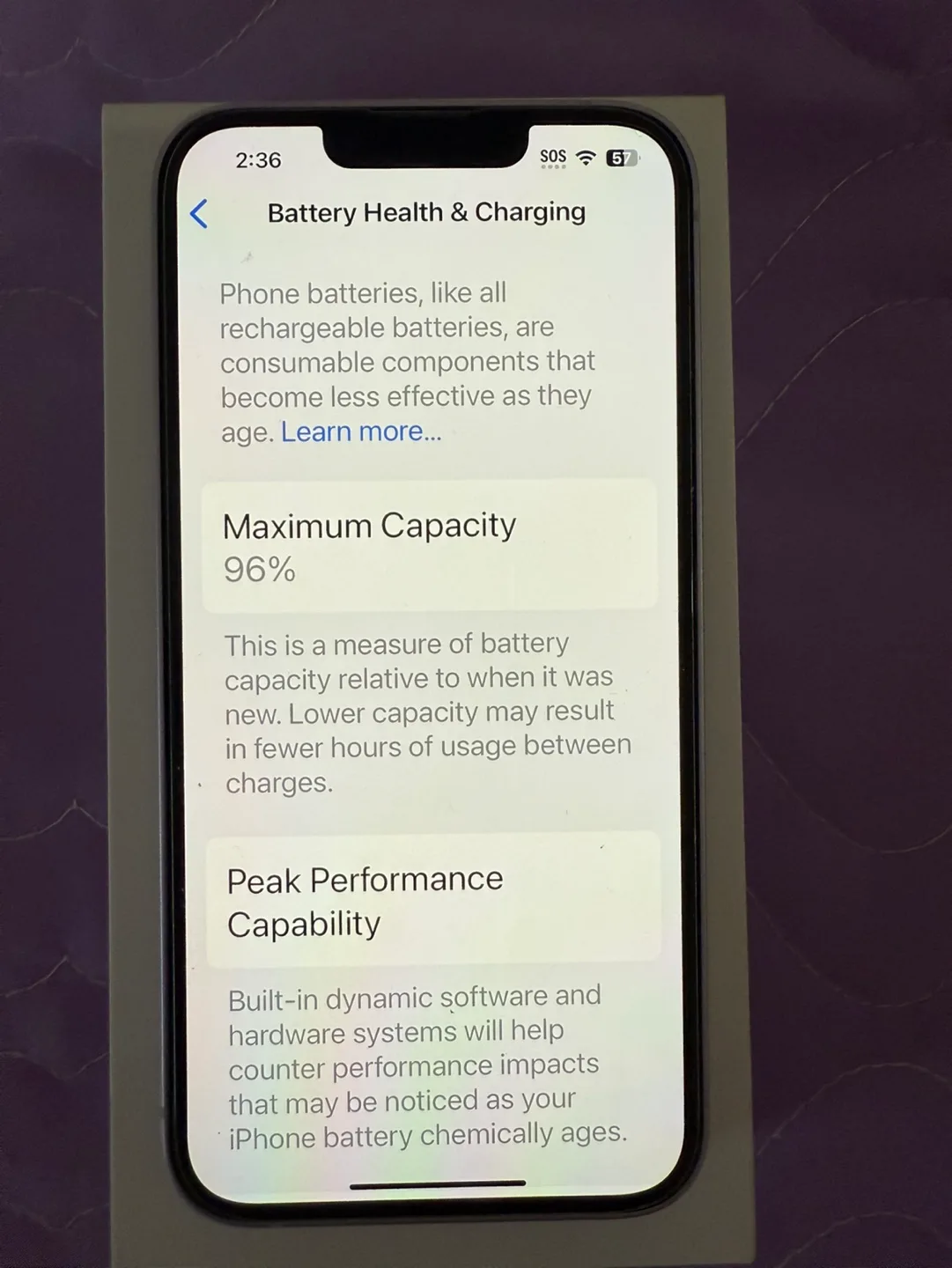 iPhone 14 - 256GB - purple image indicator(4)