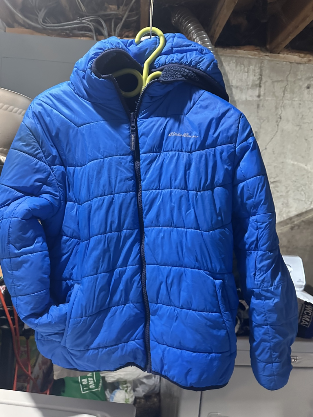 Eddie Bauer Blue Puffer Jacket Cash Only please