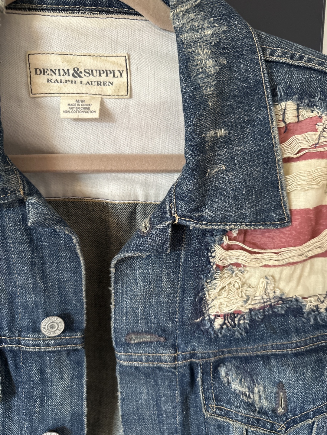 Ralph Lauren Denim & Supply Distressed Jean Jacket - photo 2