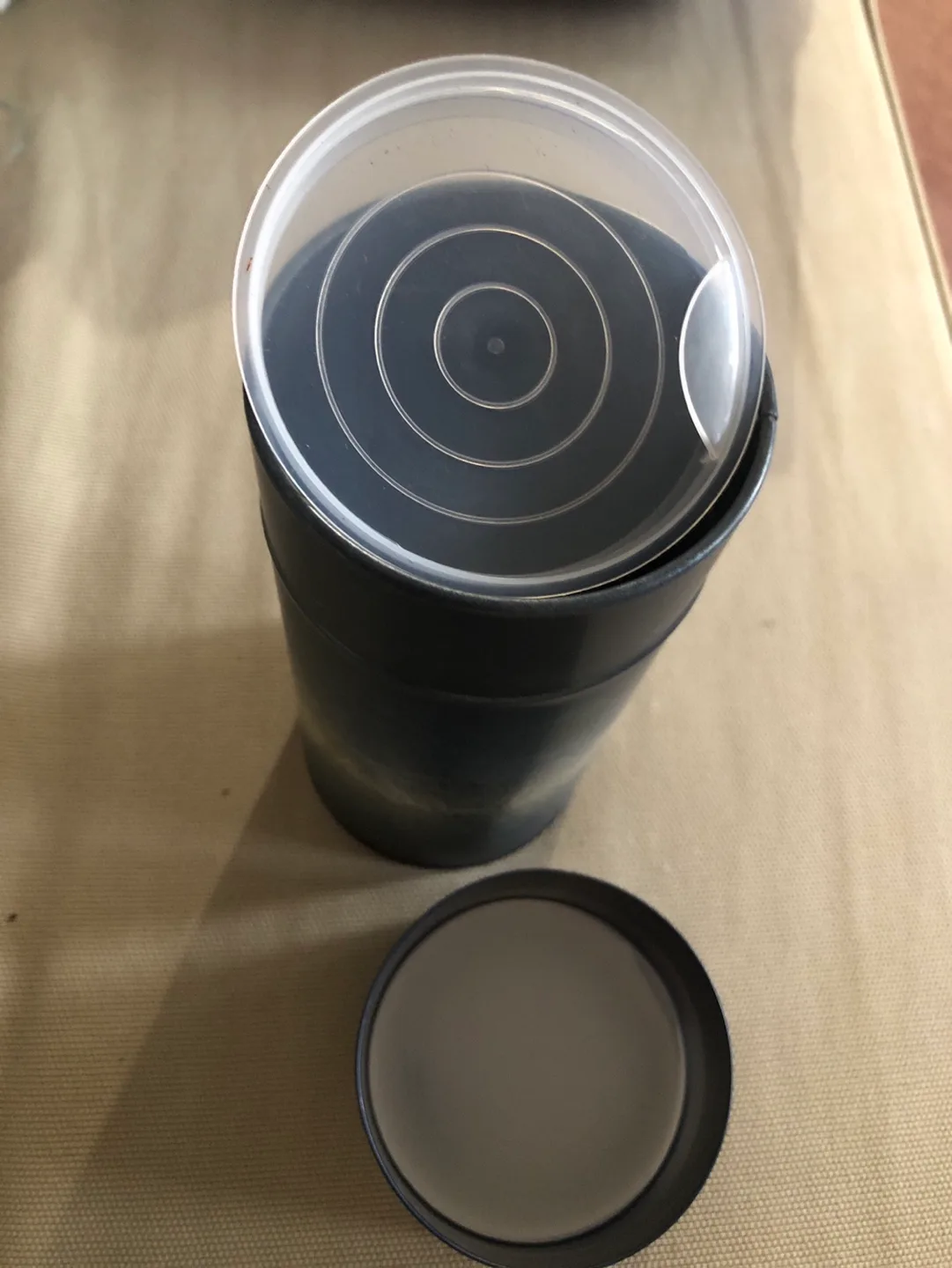 Beautiful tin can with lid image indicator(2)