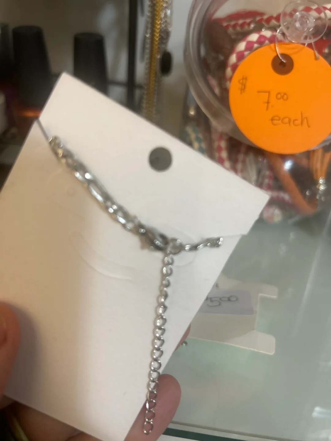 Stainless Steel initial bracelets or anklets image indicator(3)