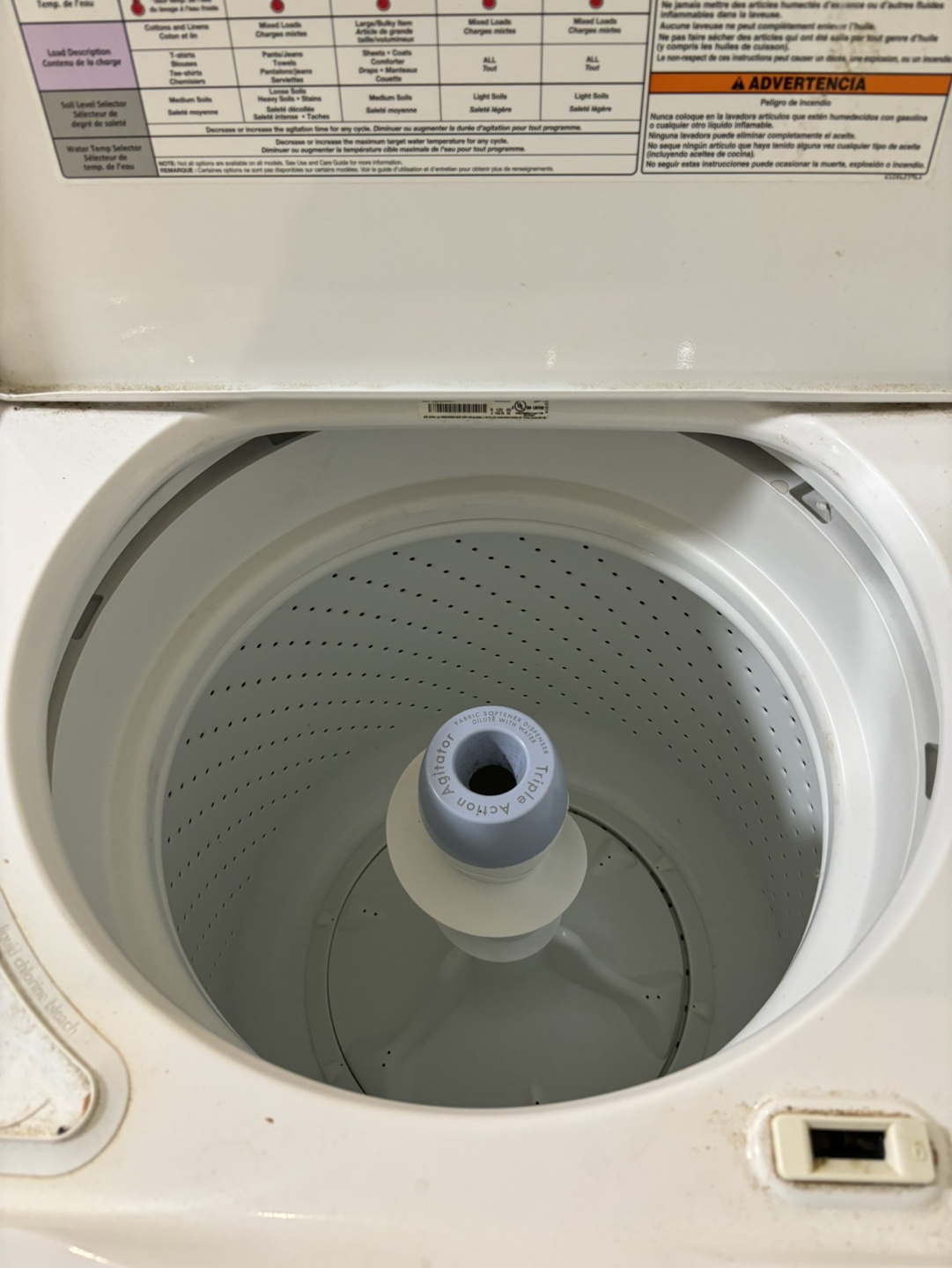 White Kenmore Washing Machine - photo 3