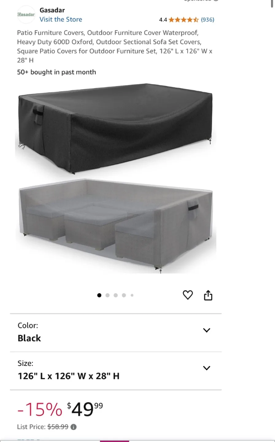 Waterproof Patio Furniture Cover image indicator(7)