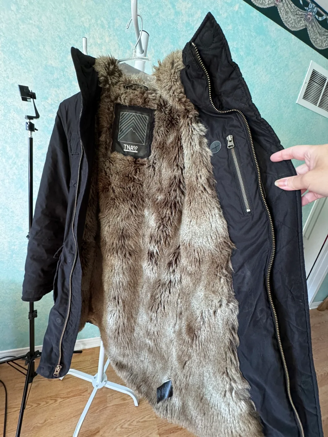 TNA Black Winter Jacket image indicator(8)