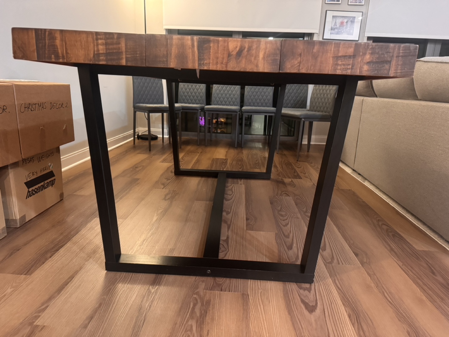 Walker Edison Andre Solid Wood Dining Table - photo 3