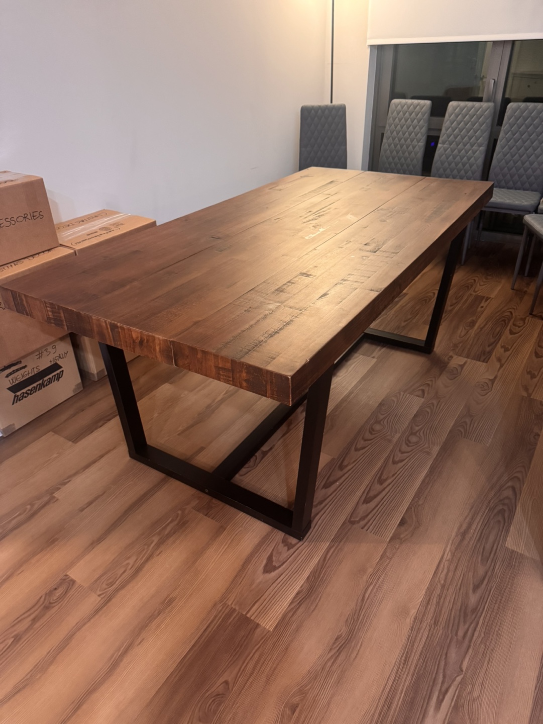 Walker Edison Andre Solid Wood Dining Table - photo 2