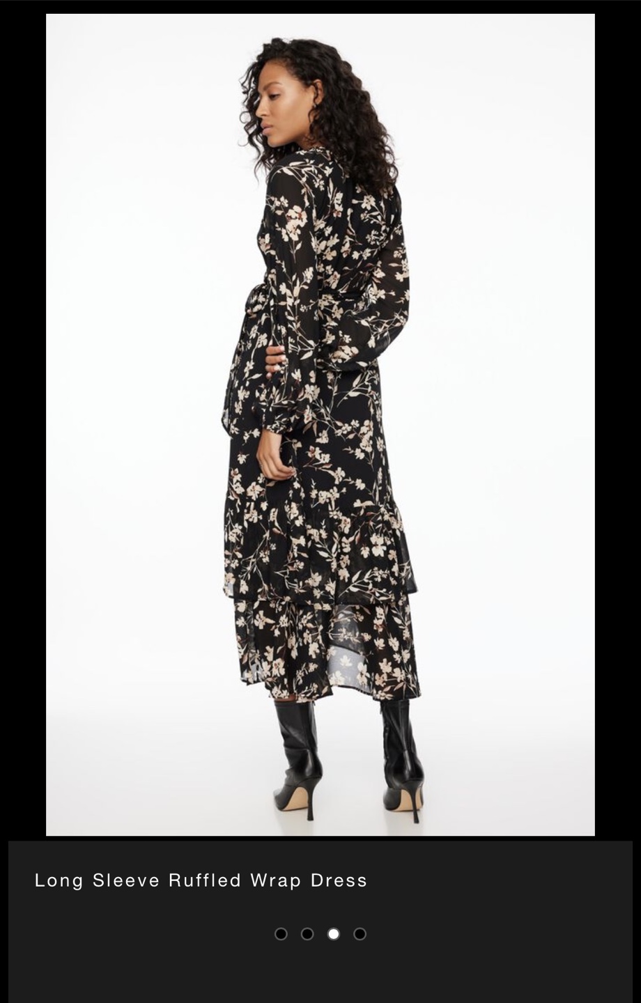 Dynamite Floral Wrap Dress - photo 3