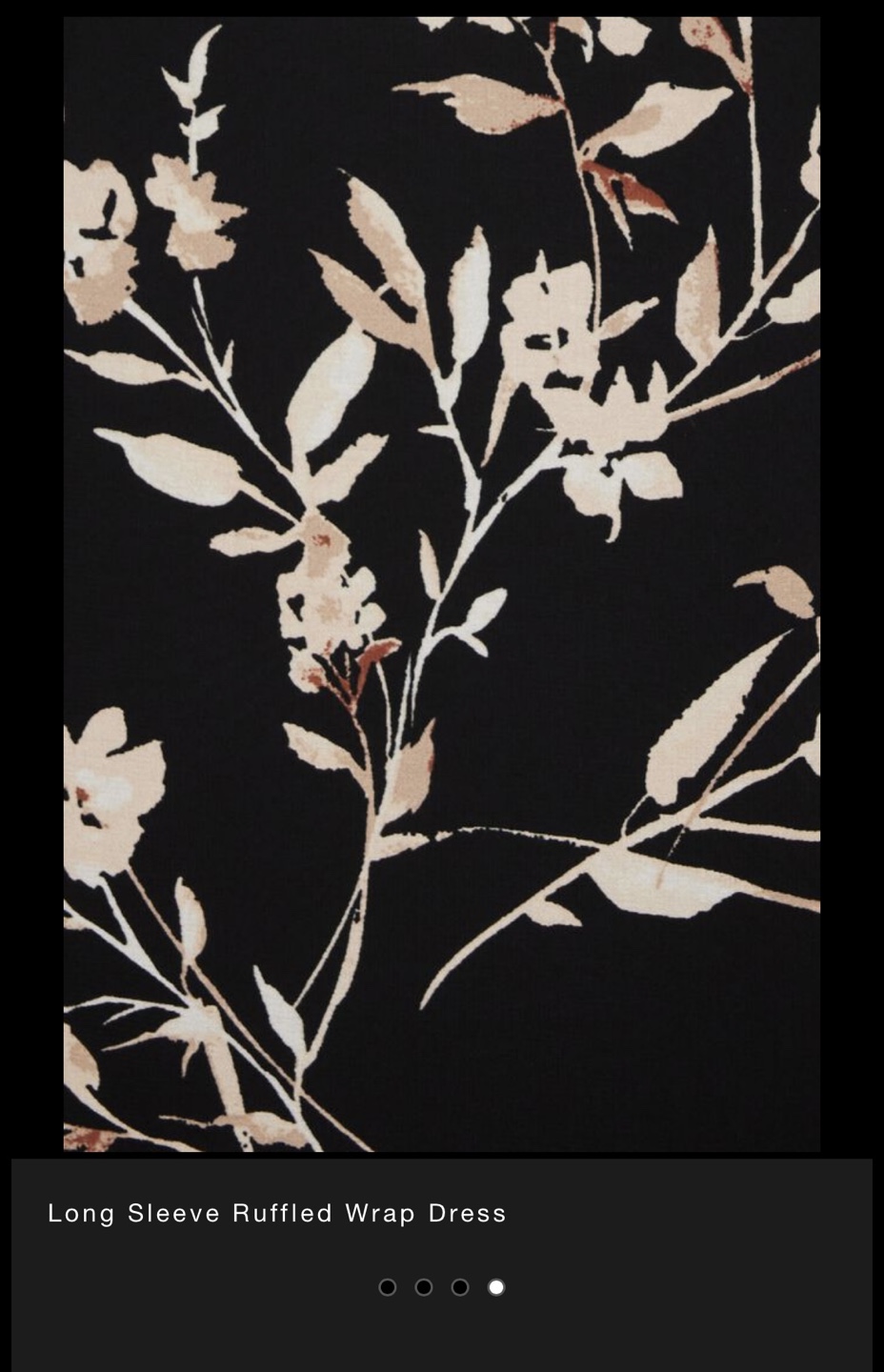 Dynamite Floral Wrap Dress - photo 4