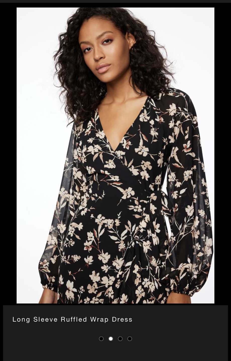 Dynamite Floral Wrap Dress - photo 2