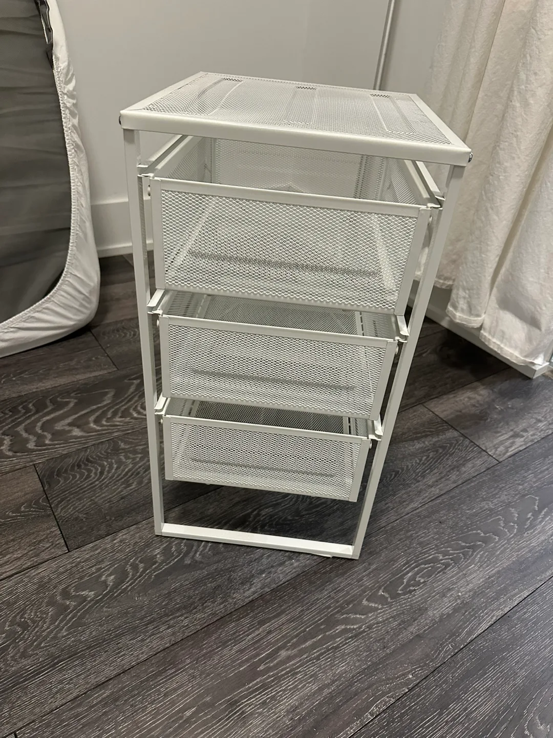 IKEA White Metal 3-Drawer Storage Unit *tonight only* image indicator(2)