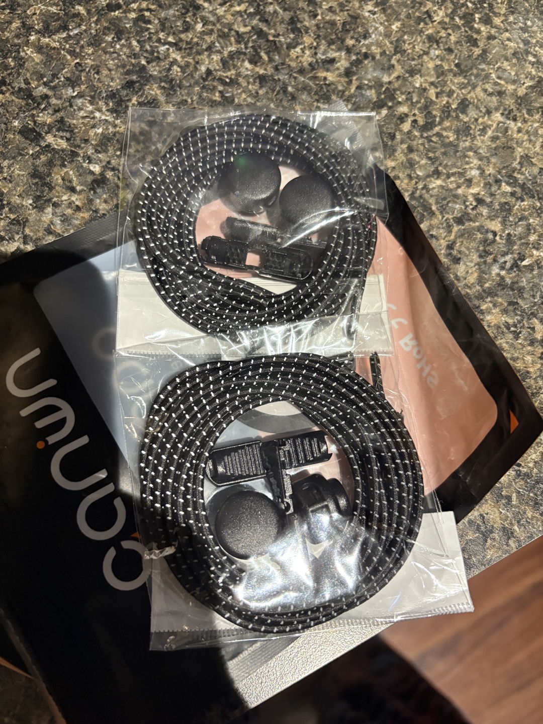 Black No-Tie Shoelaces
