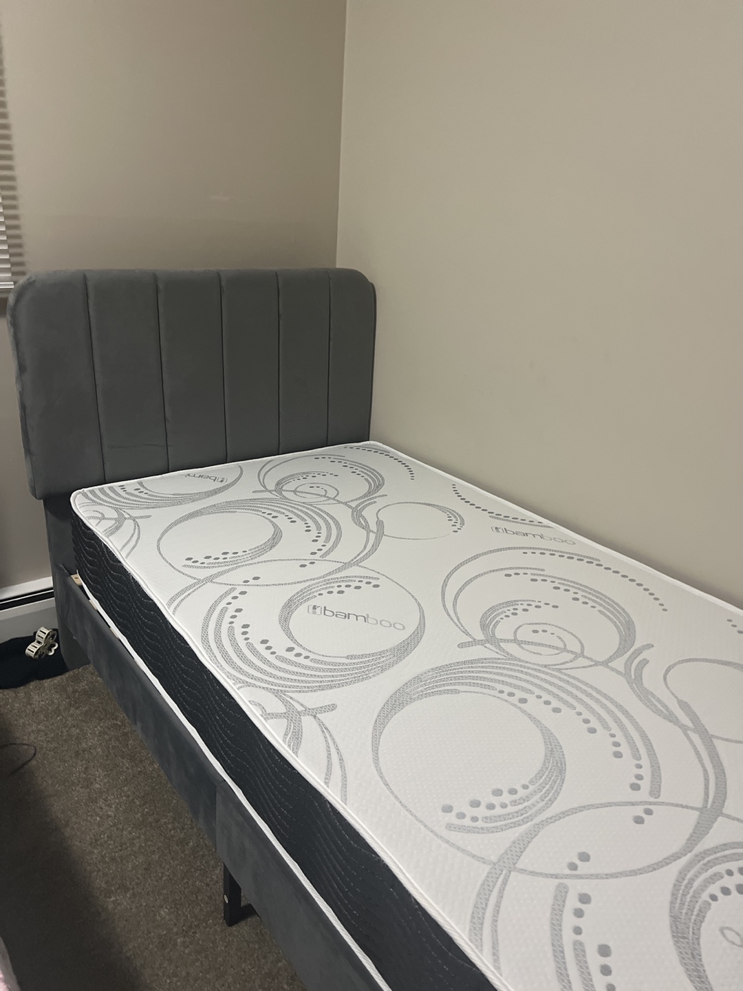 single bed with mattress for sale