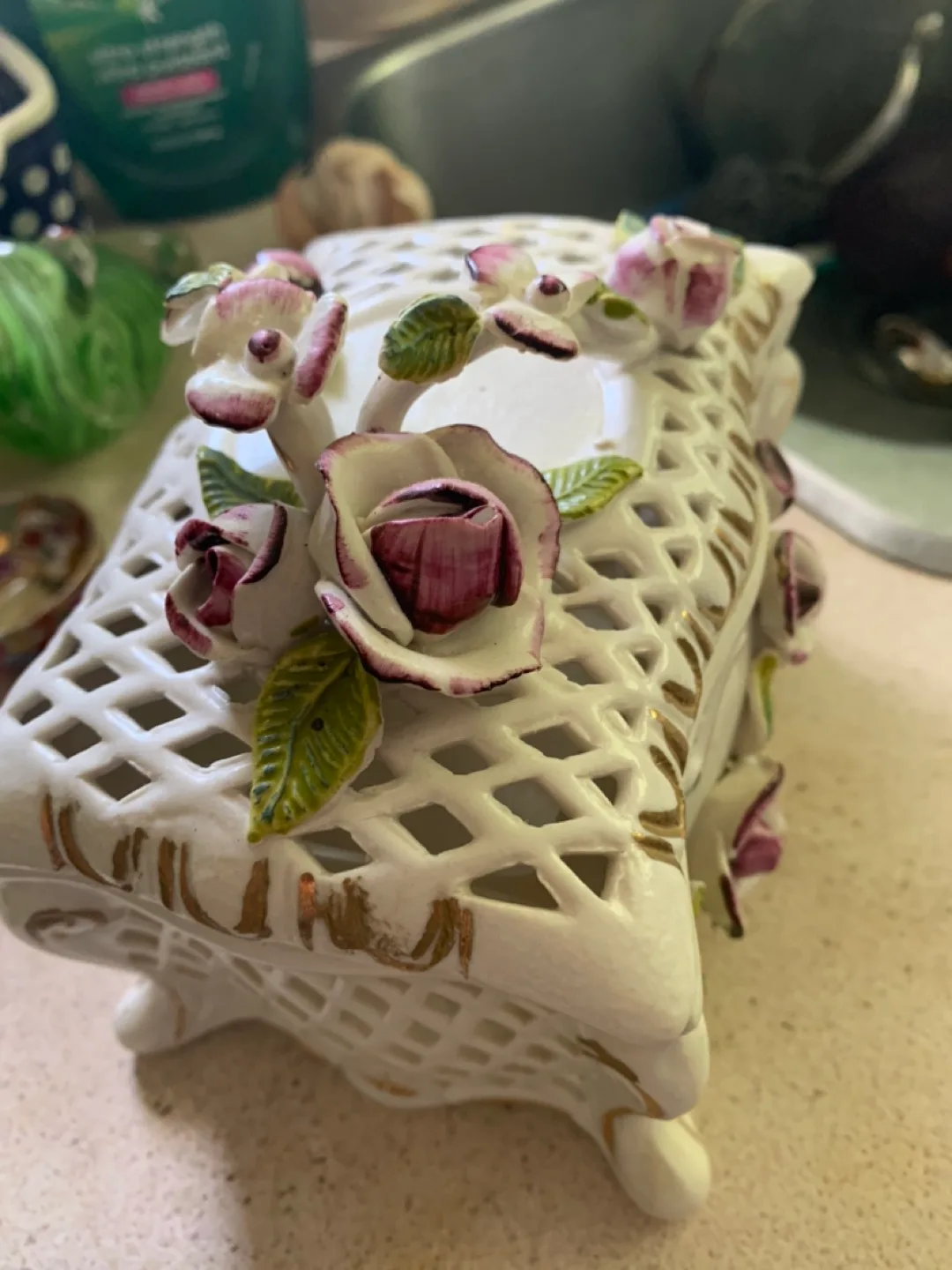 Victorian style vase 🏺 & small candy dish image indicator(4)