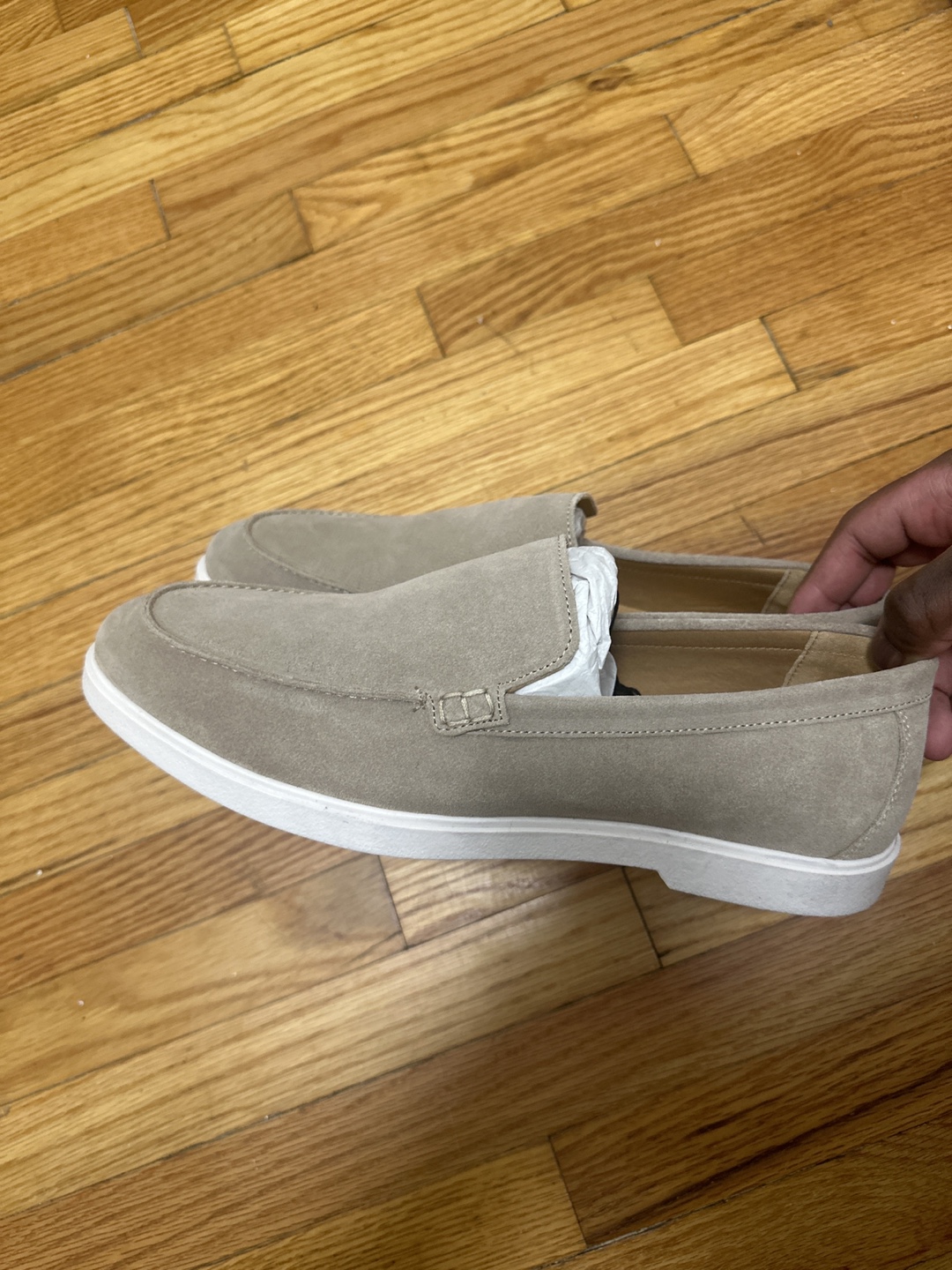 Express Men's Suede Slip-On Loafers - photo 2