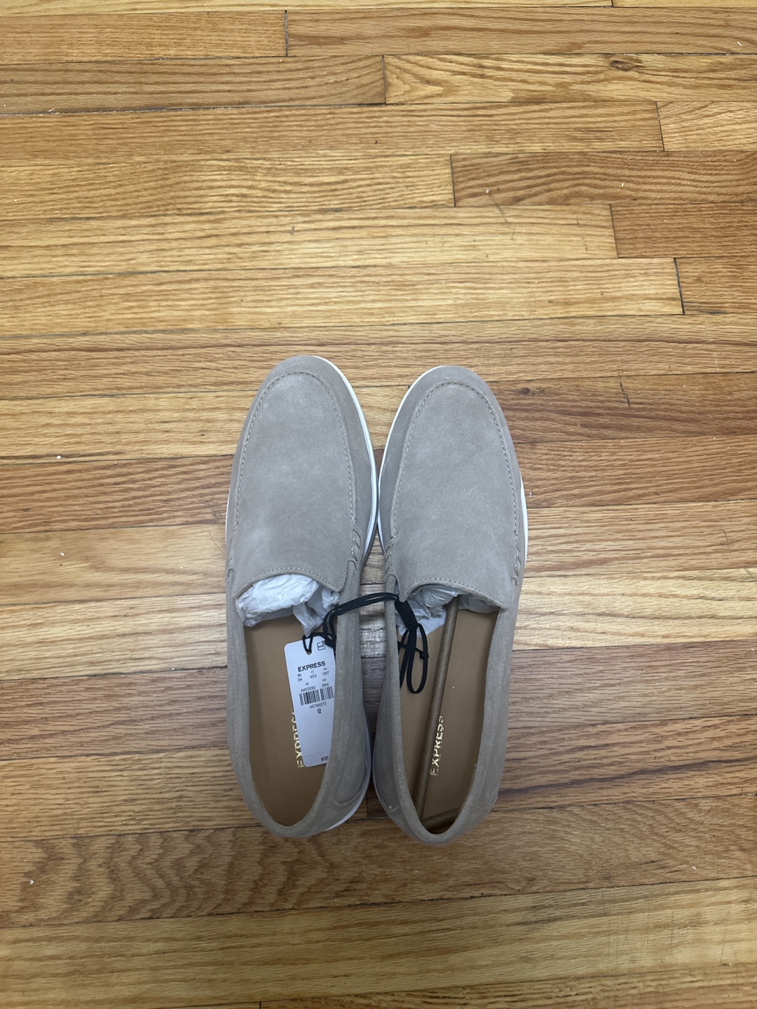 Express Men's Suede Slip-On Loafers