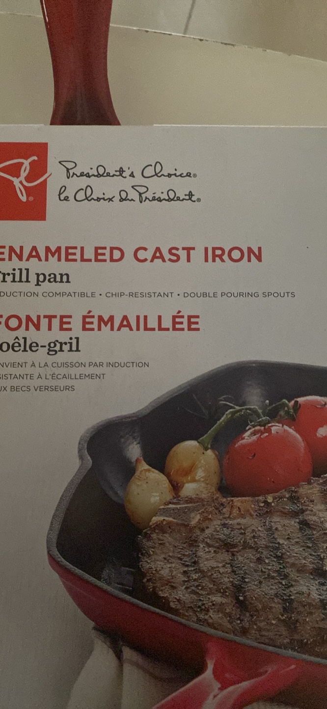 President's Choice Enameled Cast Iron Grill Pan - photo 3