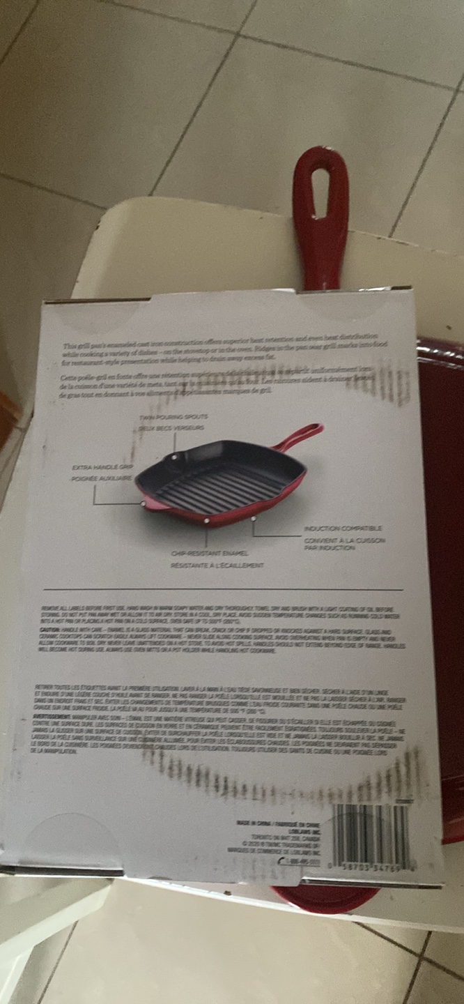 President's Choice Enameled Cast Iron Grill Pan - photo 2