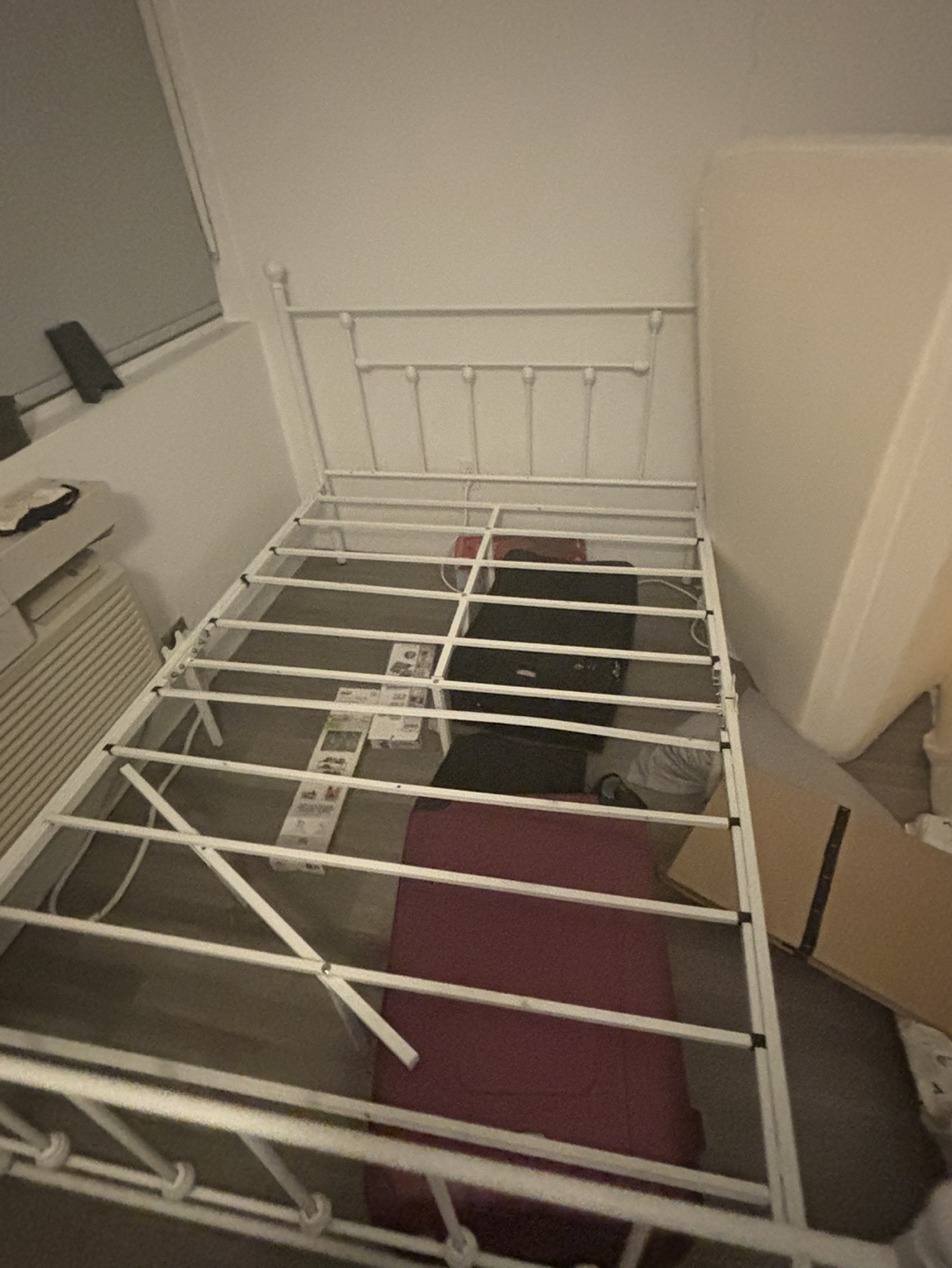 White Metal Bed Frame (FULL SIZE)