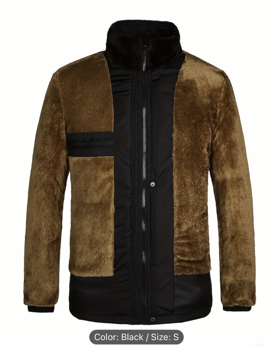 Men's Black Winter Jacket Size Small - photo 5