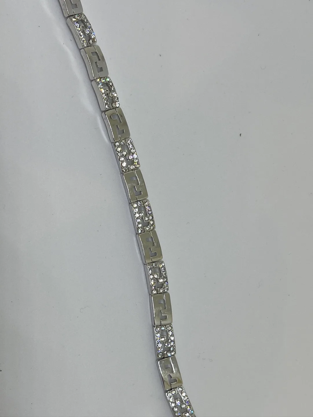 Silver Crystal Bracelet image indicator(2)