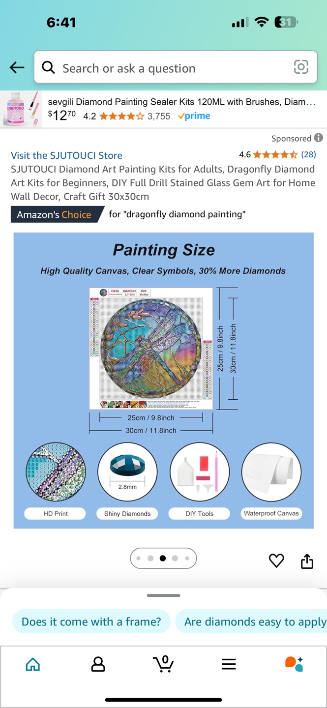 Diamond Painting Kit - Dragonfly - photo 2