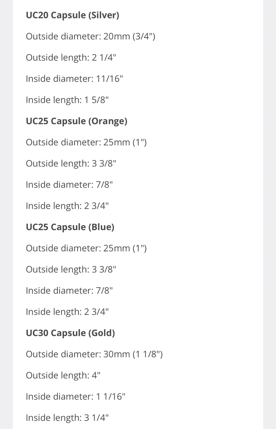 Lee Valley Utility Capsules Set of 4 image indicator(3)
