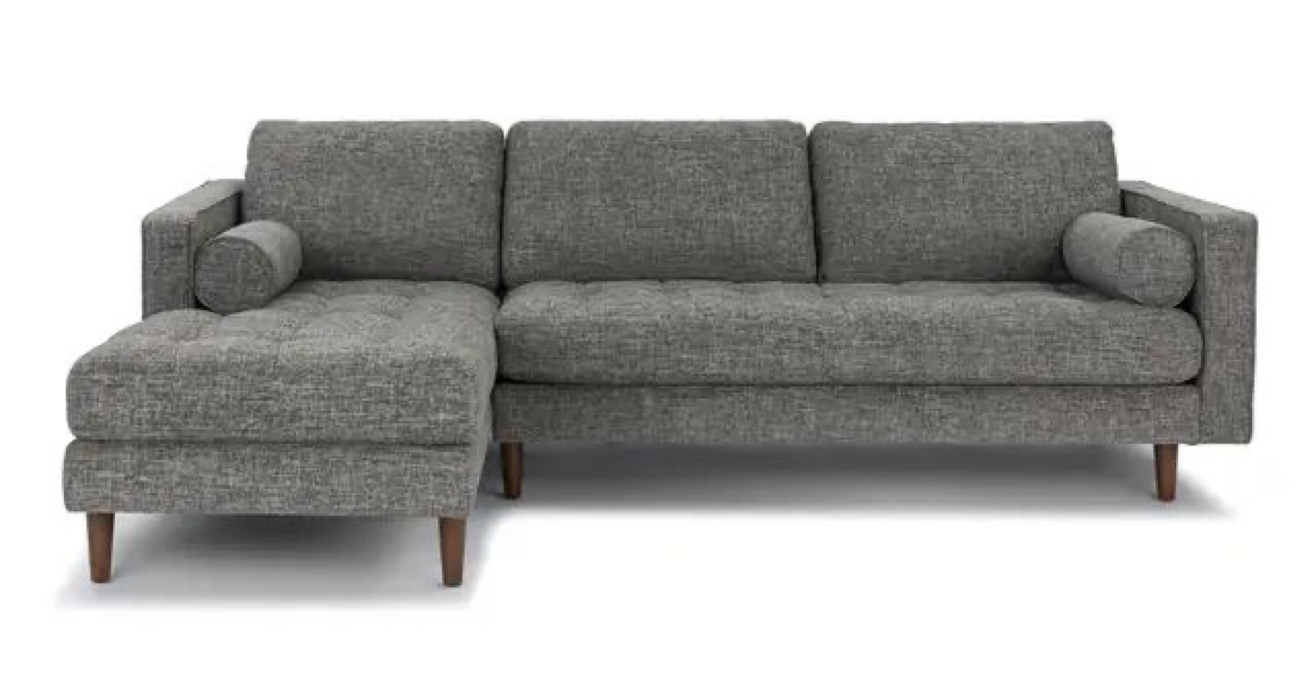 Left Sectional Sofa - LIKE NEW - photo 2
