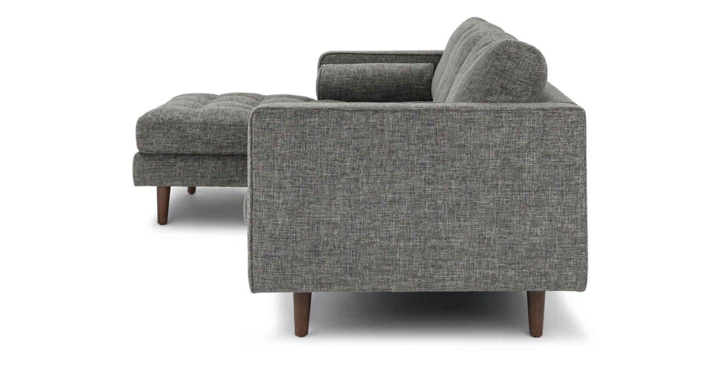 Left Sectional Sofa - LIKE NEW - photo 3