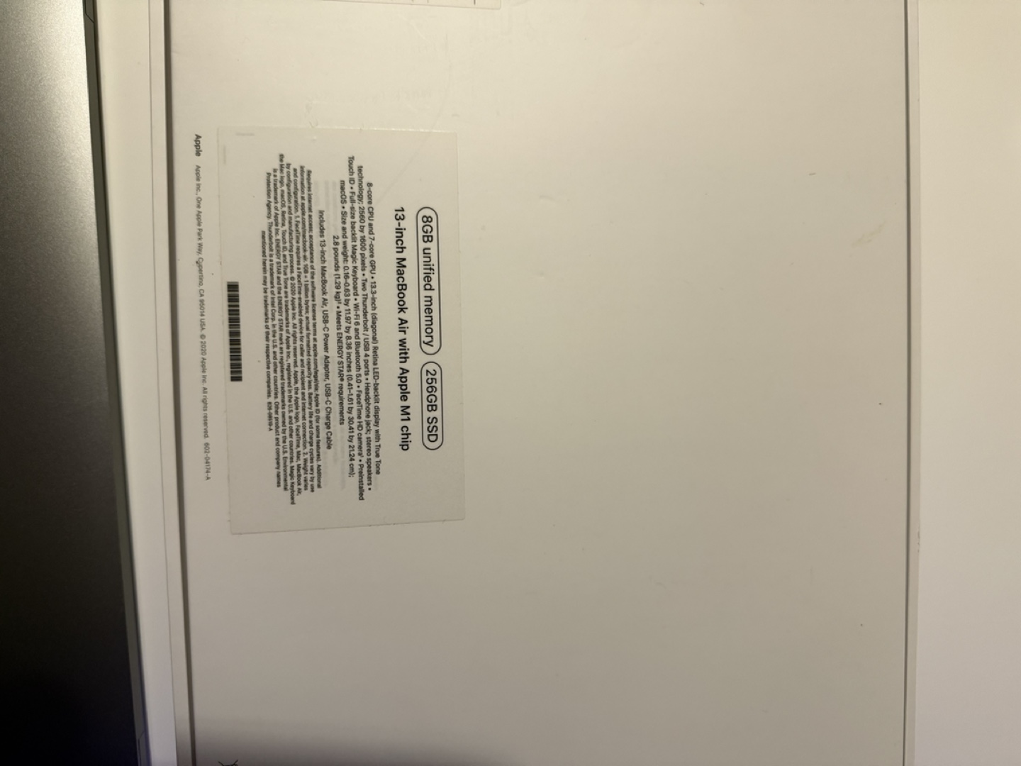 MacBook Air 13" (M1, 256GB, 8GB RAM) + Keyboard - photo 5
