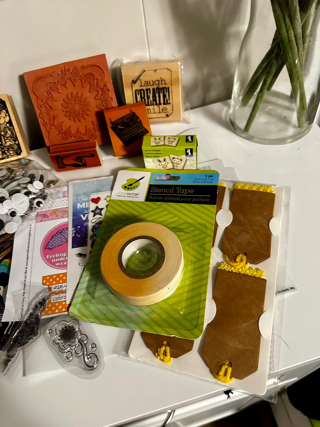 Rubber stamps craft supplies bundle image indicator(4)