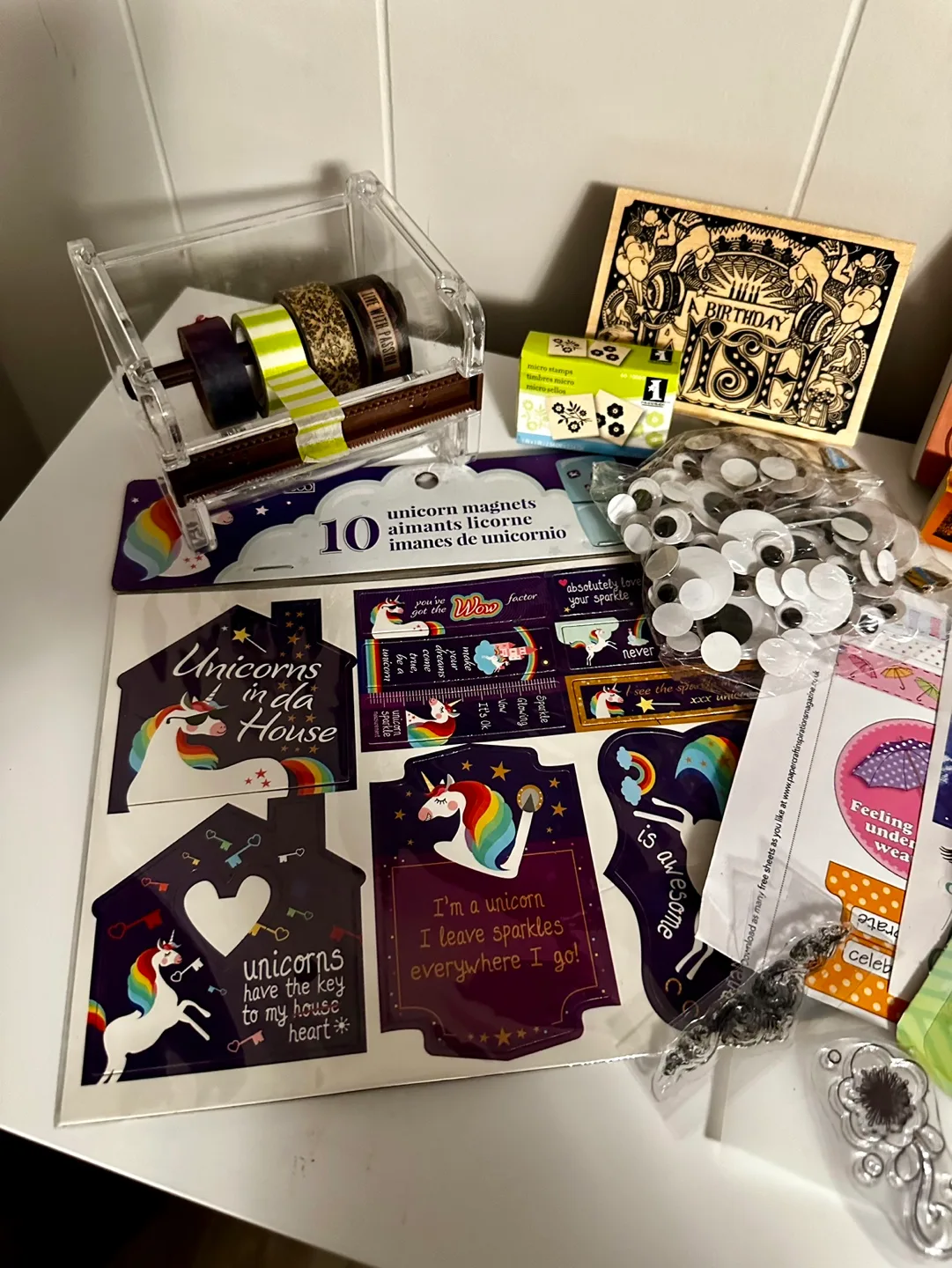 Rubber stamps craft supplies bundle image indicator(2)