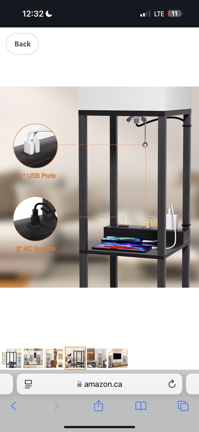 Floor Lamp with Shelves 💯BRANDNEW - photo 5